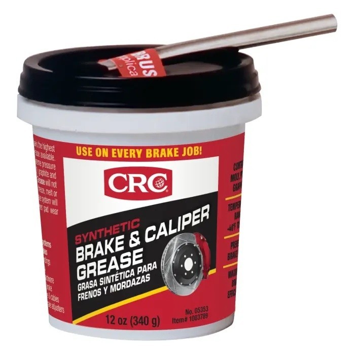 CRC 05353 Synthetic Brake and Caliper Grease 12 oz Tub with Brush