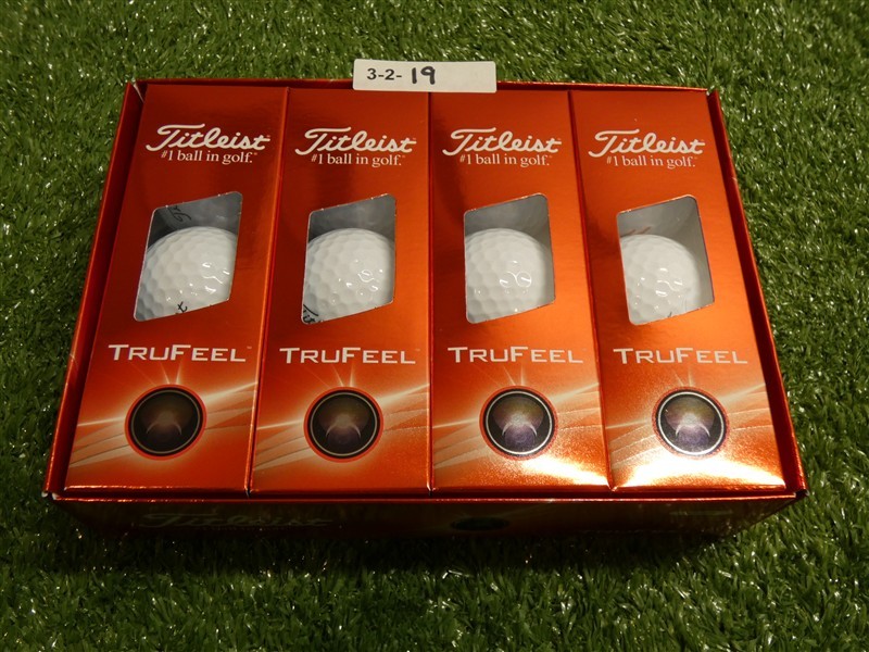 Titleist TruFeel White Golf Balls 6 Dozen No Logos New