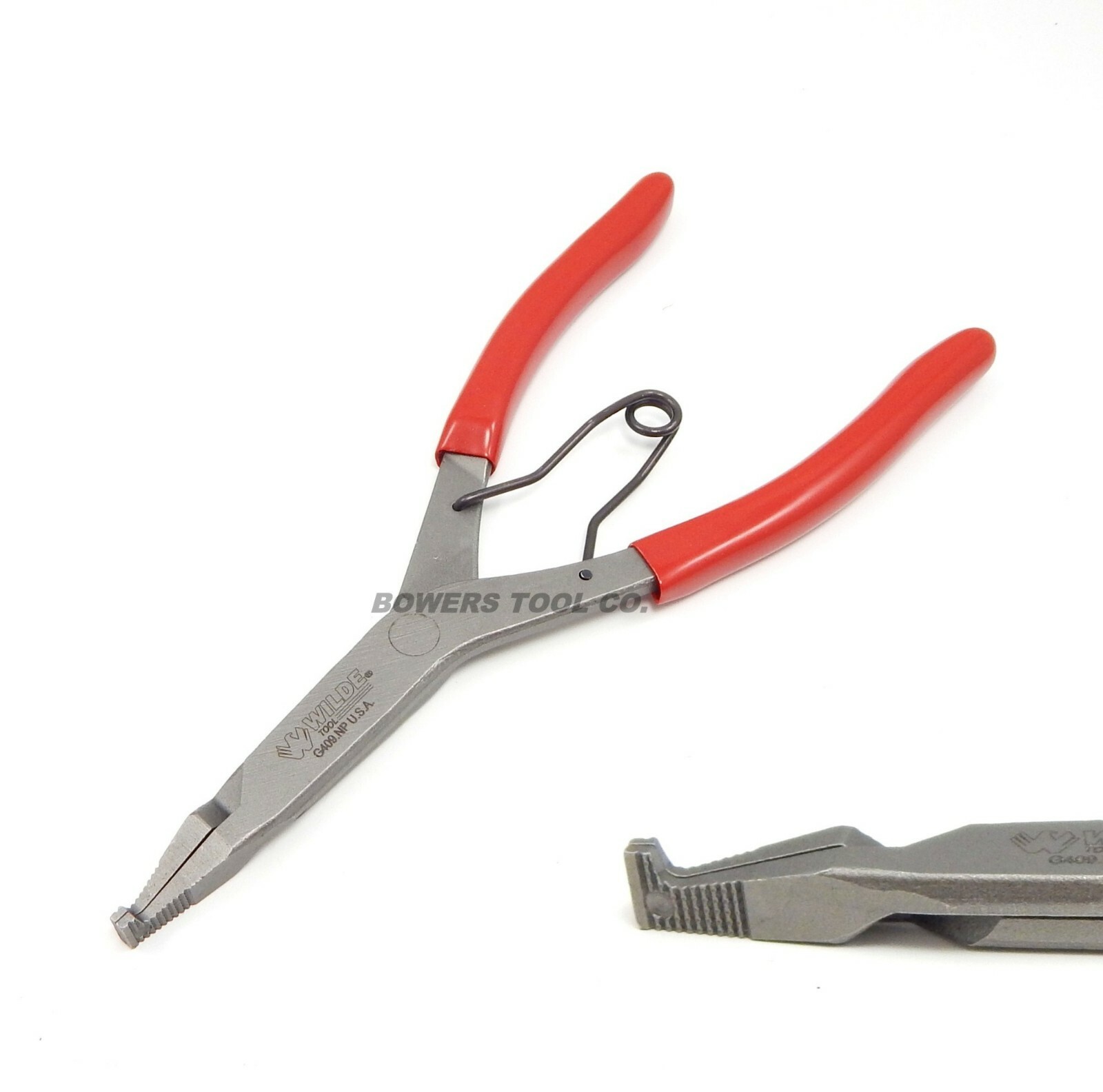 Wilde Lock Ring Pliers Set 3pc Straight Right Angle Thin Bent Curved 9" USA Made