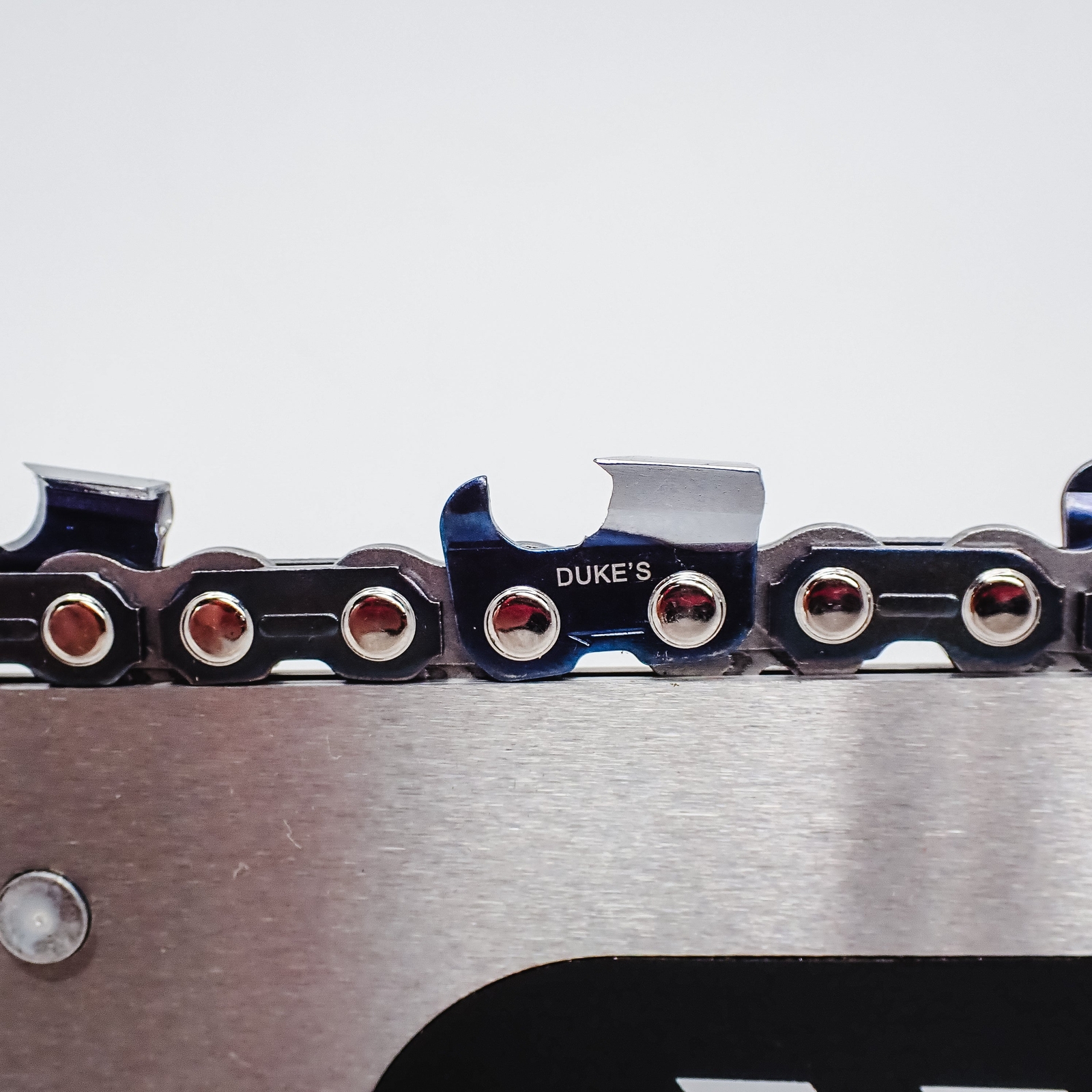 THE DUKE'S BAR AND FULL CHISEL HARD CHROME CHAIN COMBO