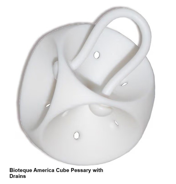 Bioteque America Cube Pessary with Drains - Pessary Cube All Sizes