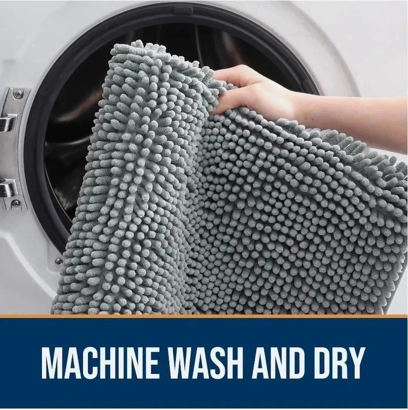 Dog Door Mat for Muddy Paws 30X50 Absorbs Moisture and Dirt Absorbent Non-Slip*