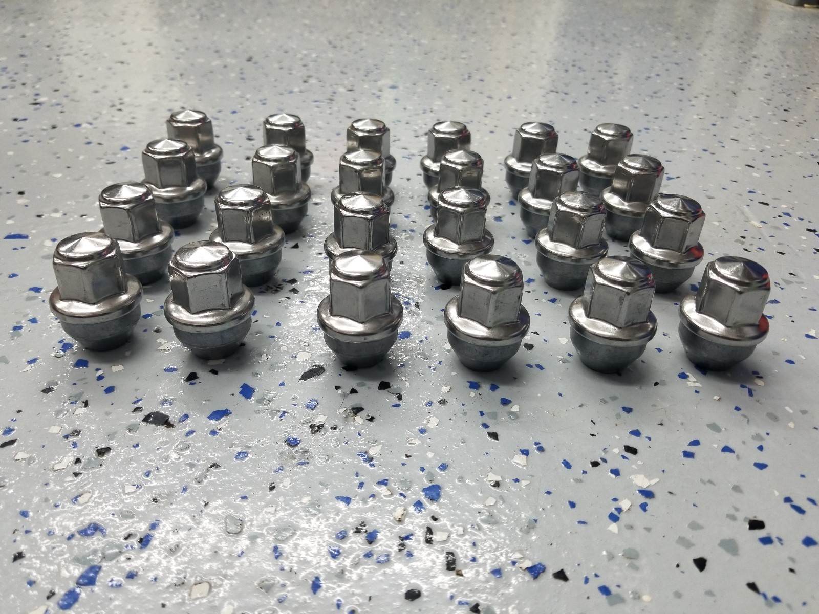 24 2015-20 Ford F150 14x1.5 Factory OEM Stainless Lugs Lug Wheel Nuts ACPZ1012B