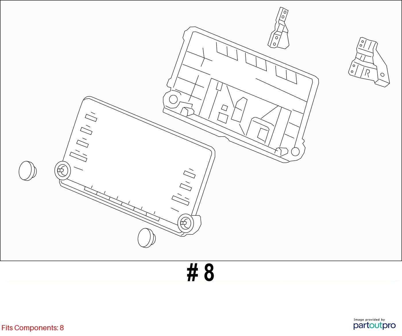 2018 - 2020 HONDA ACCORD Information Radio 7" Display Screen 39710TVAA020M1 OEM
