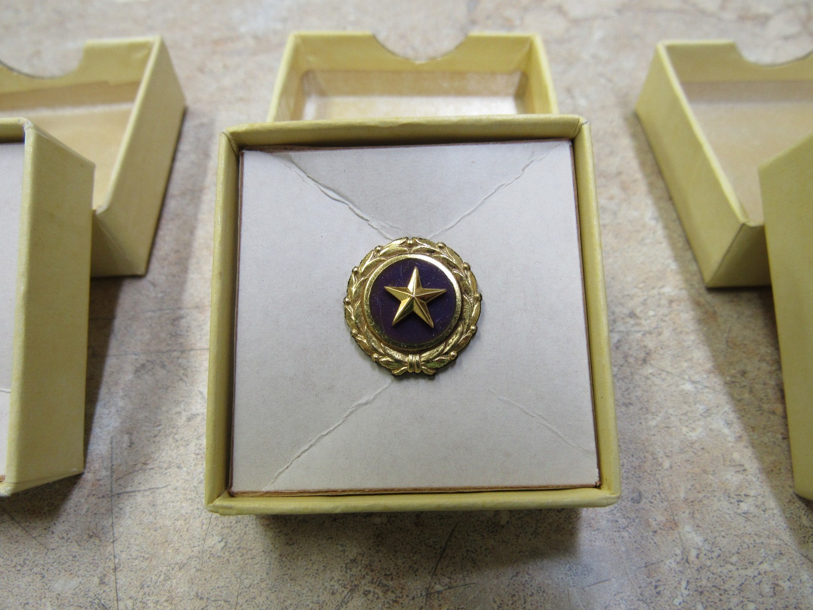 Original Gold Star Mothers US Military Lapel Pin Button 1947 ACT of Congress NOS