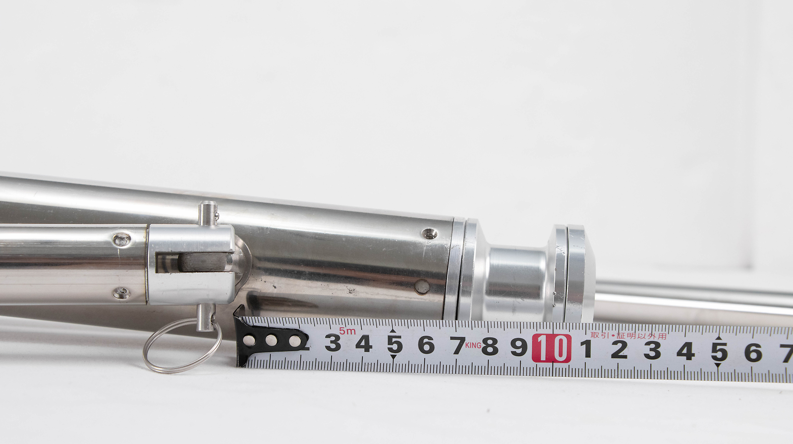 Water Ski Pylon for Outboard Boat Stainless Steel Adjustable Pole Height 33"-57"