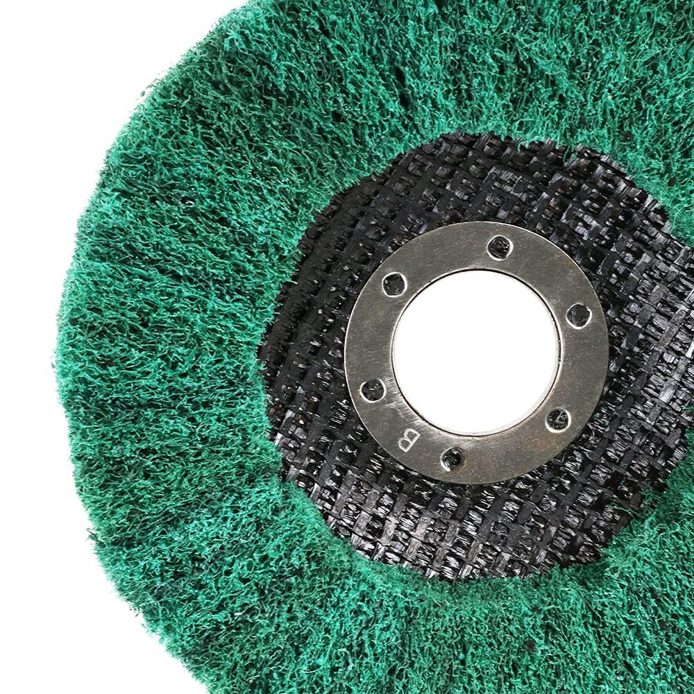 5PCS Metal Cleaning Polishing Wheel Pads 4-1/2 x7/8" Flap Disc for Angle Grinder