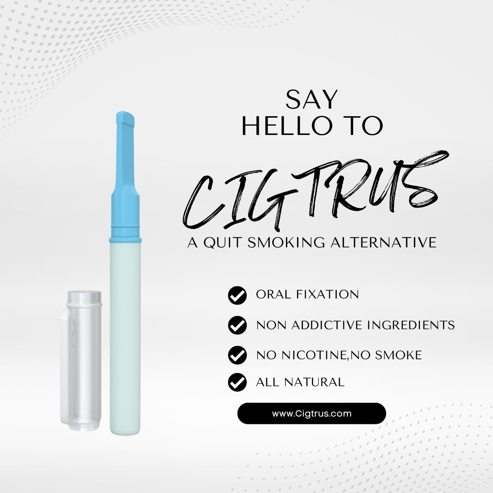 Stop Smoking Quit Aid Natural Smoking Alternative - Spearmint & Citrus Mint Mix