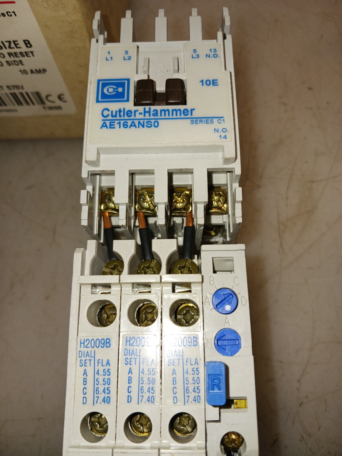 NEW CUTLER HAMMER AE16ANS0AC MOTOR STARTER COIL 120 VAC 3 HP 7 AMP