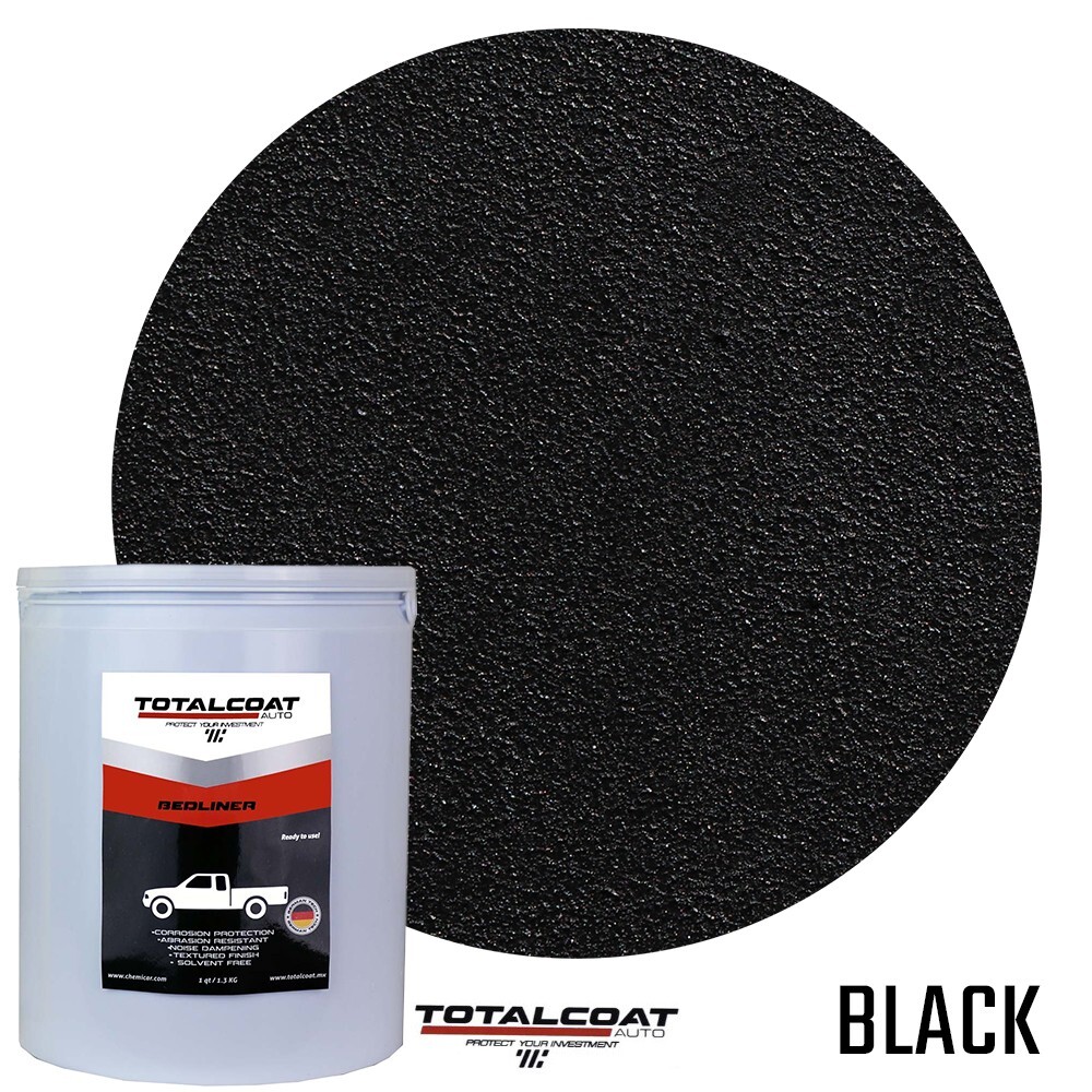 Roll On Truck Bed Liner Paint, Truck Bed Coating, Bedliner Gallon with Roller