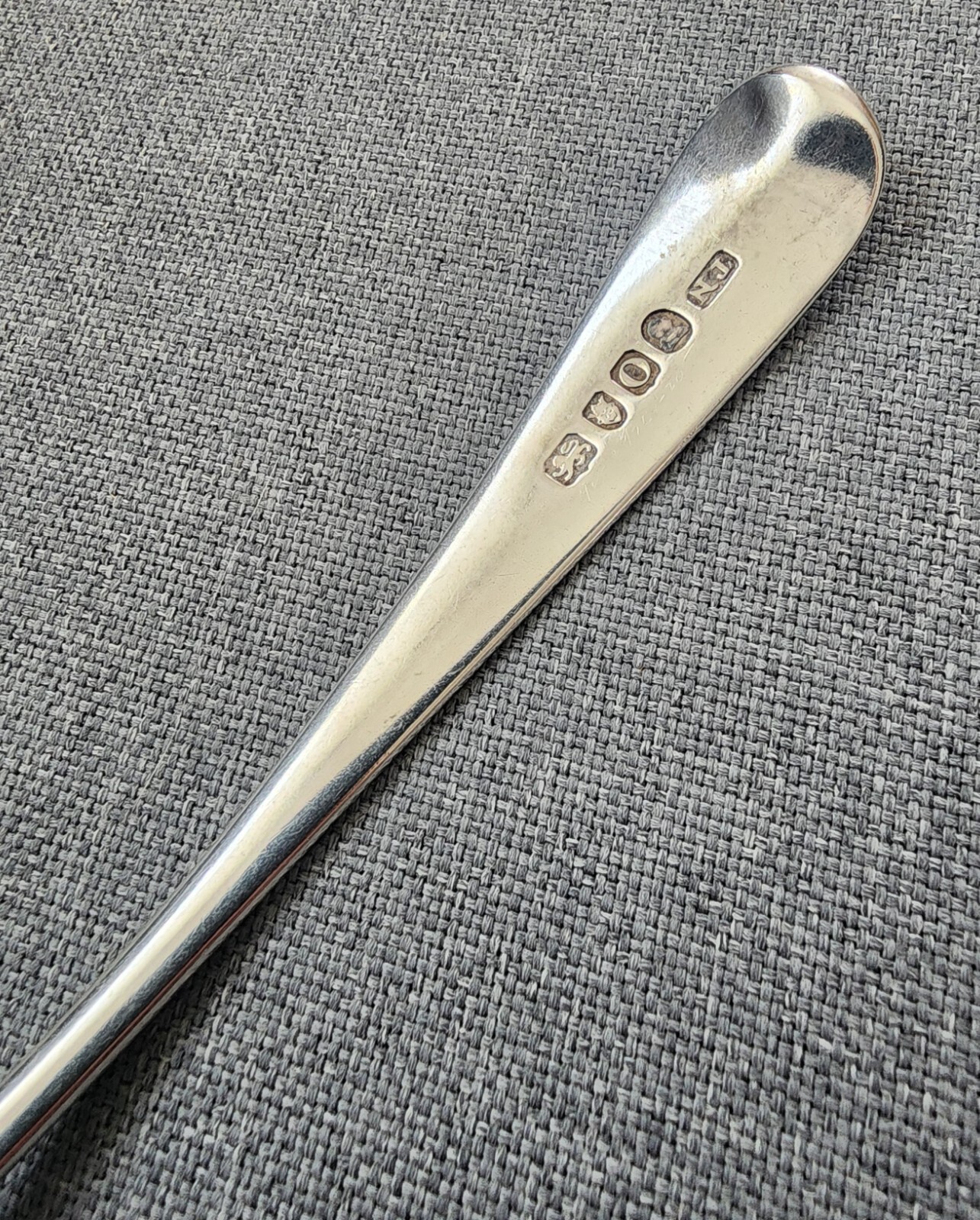 THOMAS NORTHCOTE Sterling GEORGE III London 1809 HERALDIC CRESTED 7" Ladle 43.3g