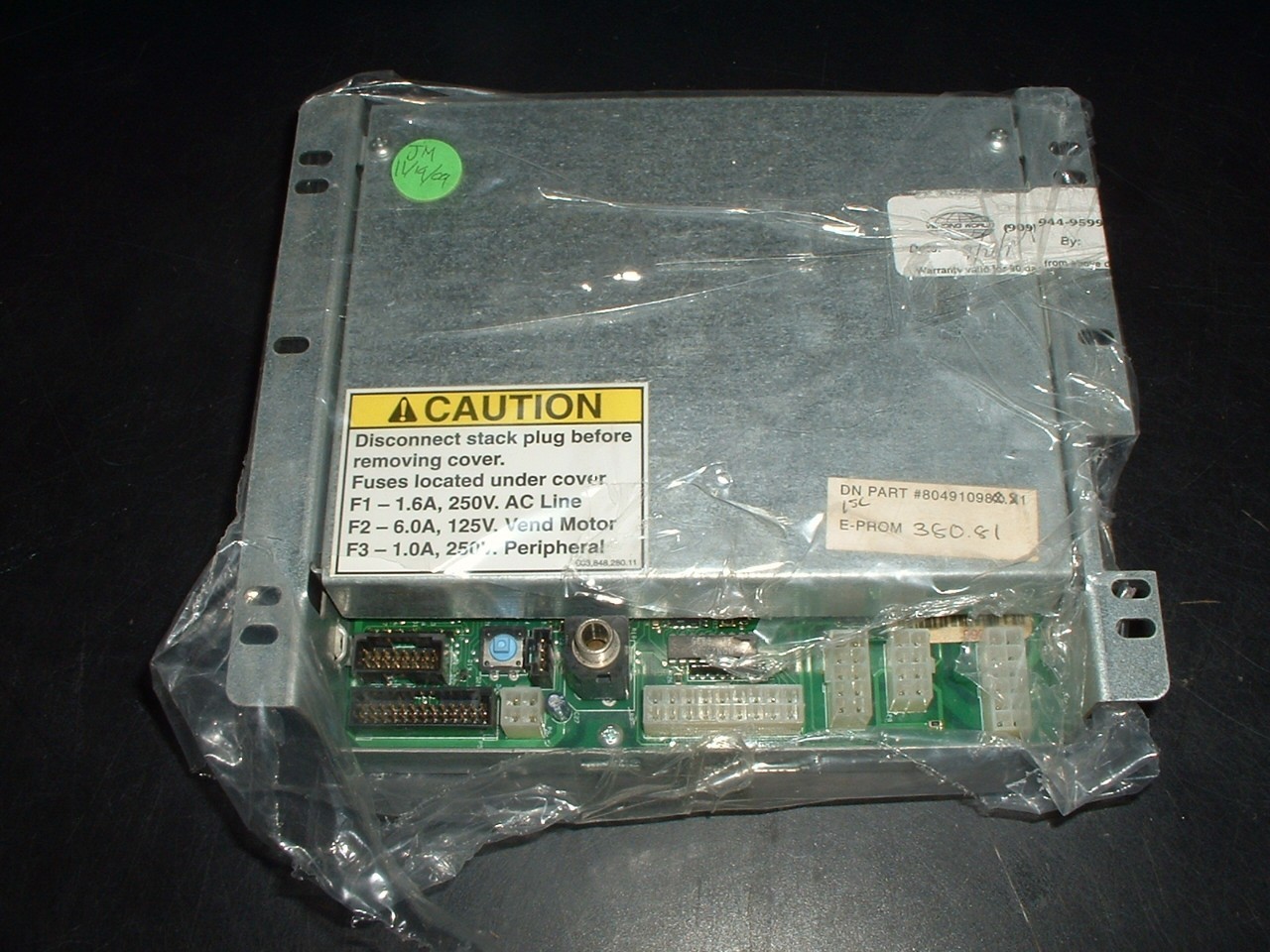 Dixie Narco PC board-model S2D E model, fits 276E, 501E, 600E - EProm 380-81