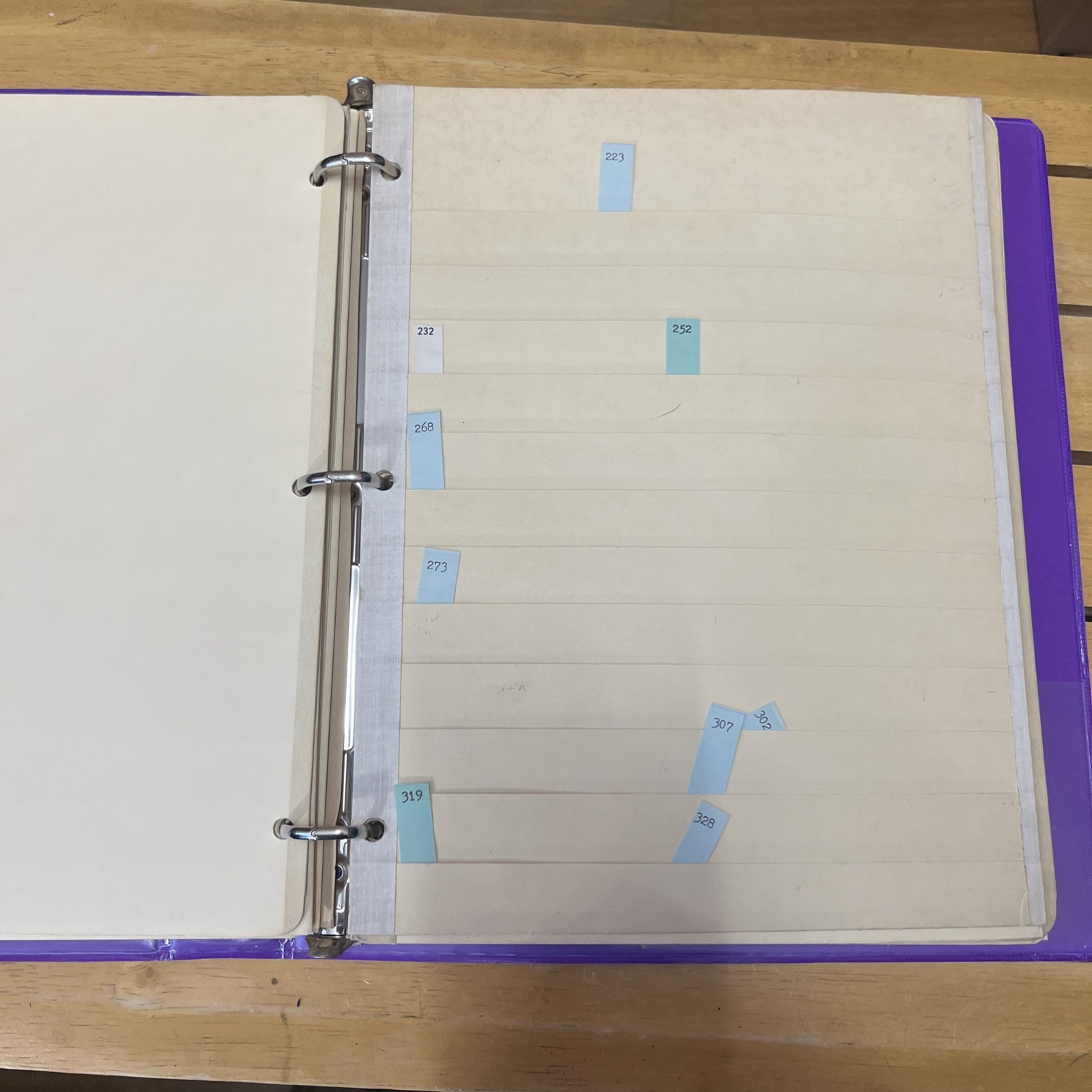 22 Manilla Pages In 1.5” 3 Ring Binder