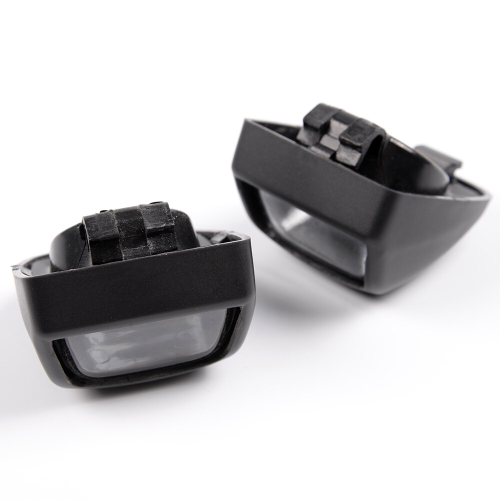 Rear Bumper License Plate Light Lens Pair Left Right Fit For Chevrolet Silverad