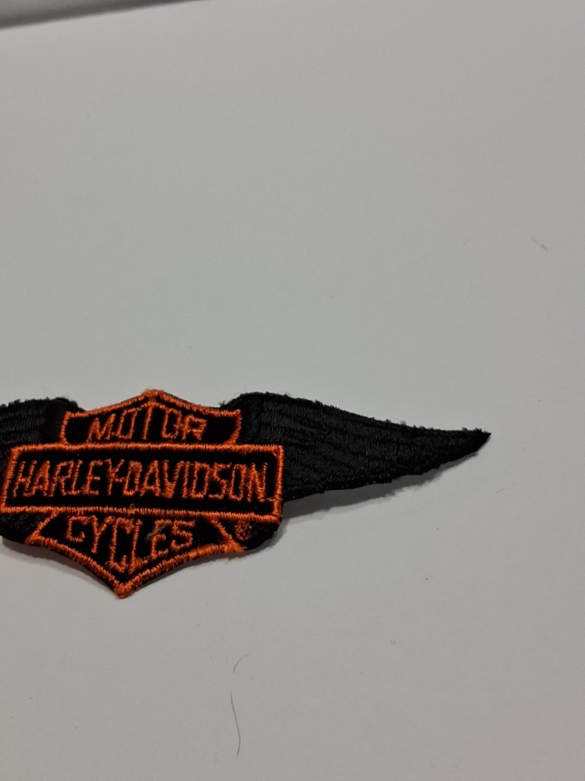 Harley-Davidson "WINGS BAR & SHIELD" Patch a genuine Harley item. NEW VINTAGE