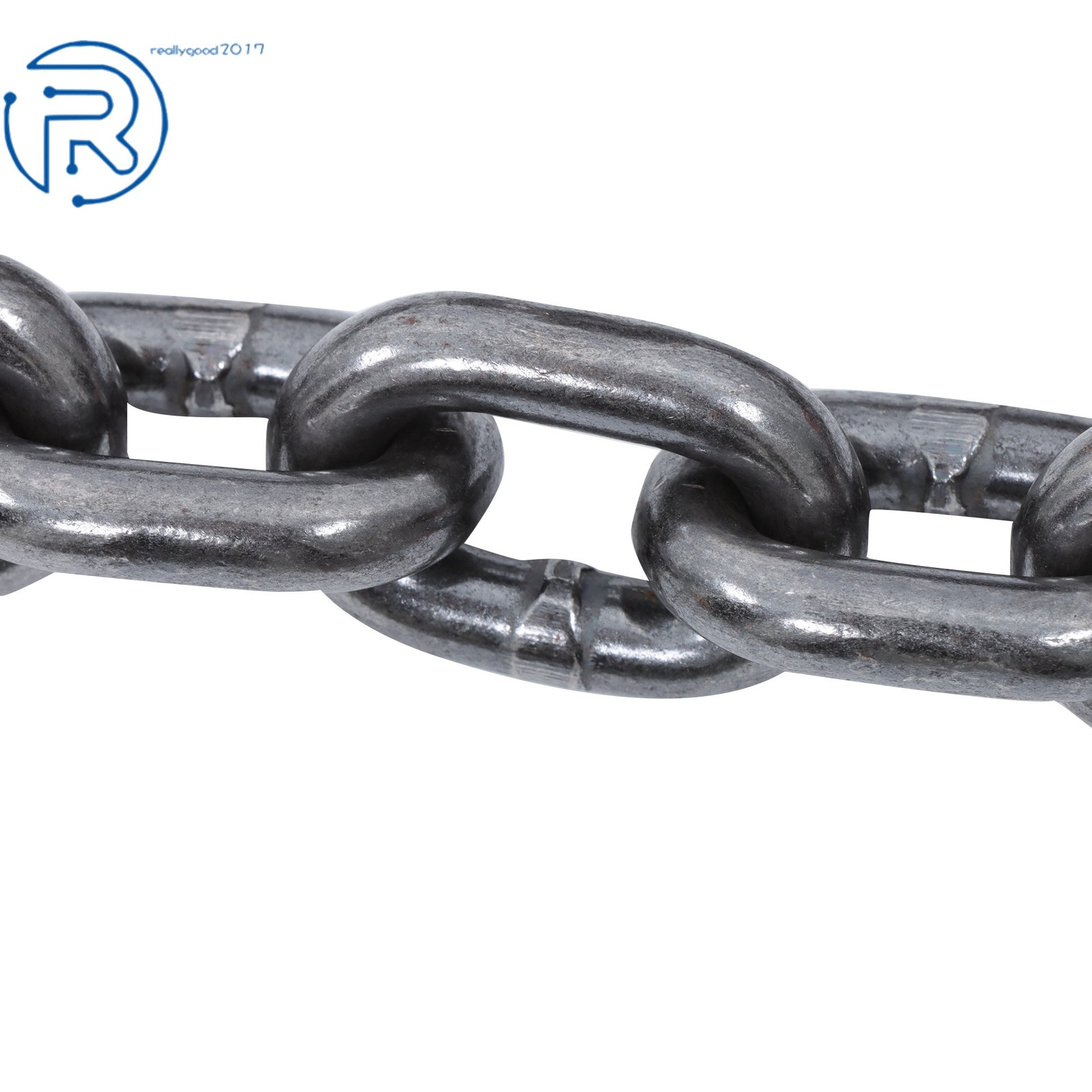 5/16" × 5' 11000 lbs Chain Sling 4 Legs G80 Lifting Chain with Grab Hooks Red
