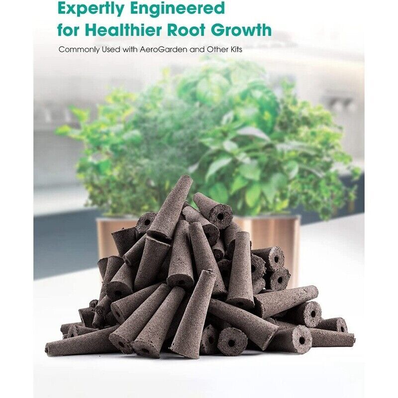 100Pcs Root Grow Sponges Seed Pod For Aerogarden Hydroponic Seedling USA SELLER
