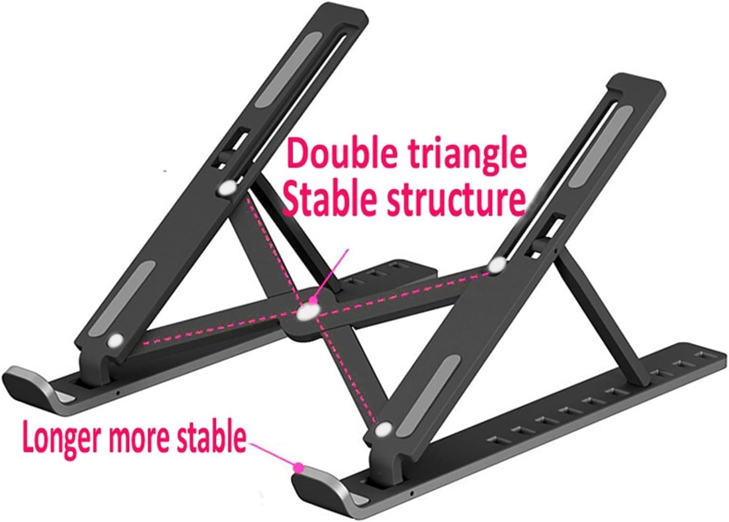 1~300 Portable Laptop Stand Adjustable Foldable Notebook Tablet Holder Desk Lot