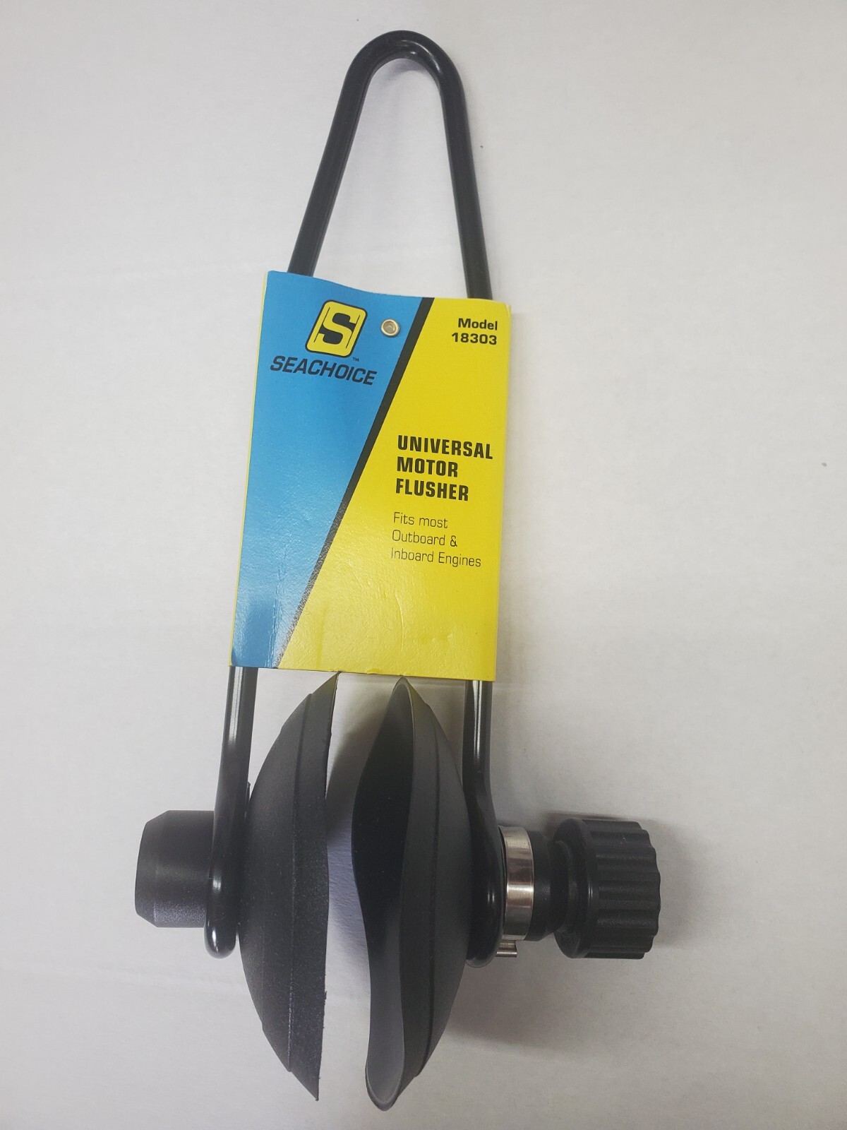 Boat, Outboard Universal Round Ear Muff Motor Flusher,  Lower Unit, Drive Flush