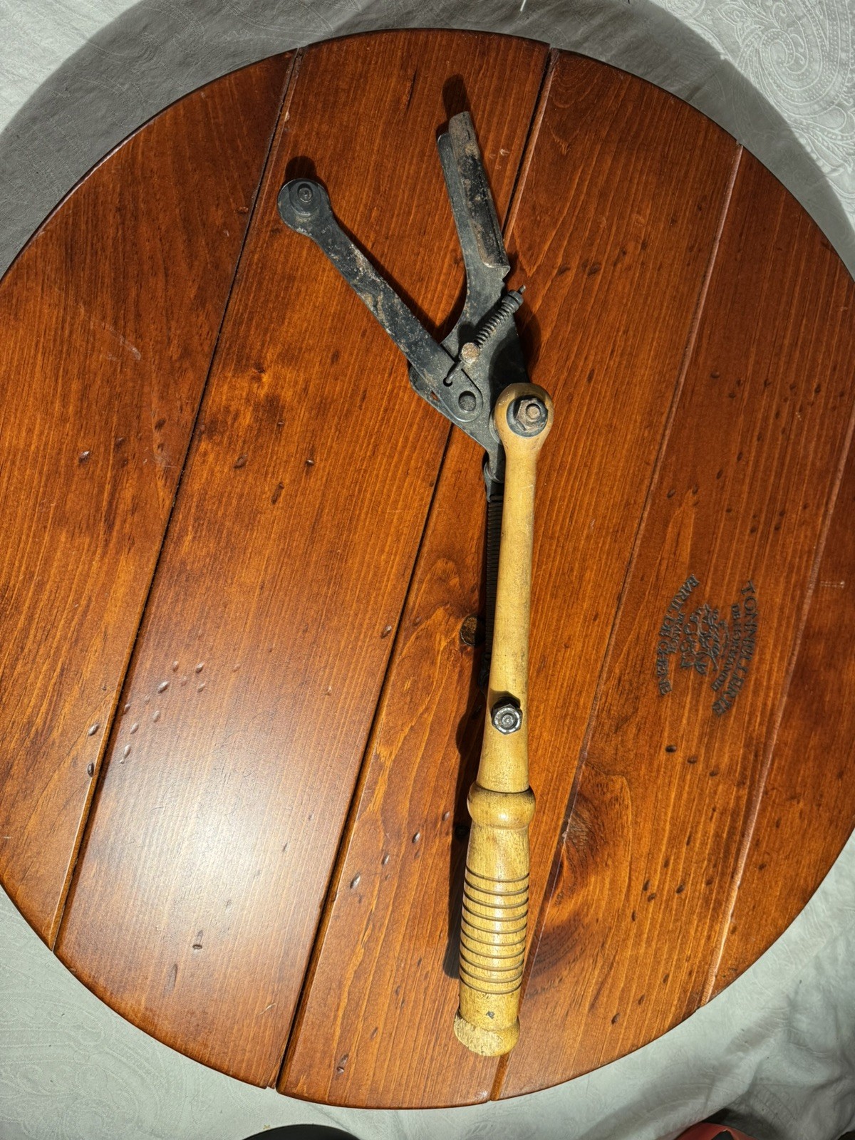 Antique Hand Thrower Clay Pigeon Target Trap Skeet Shooting Made in Japan