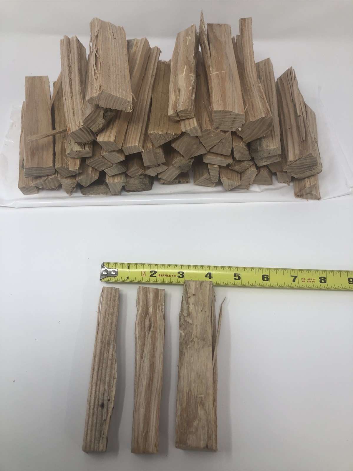 MINI Firewood 3 Pounds 5 Inch Long Seasoned Ash. Plus kindling Use In Solo Stove