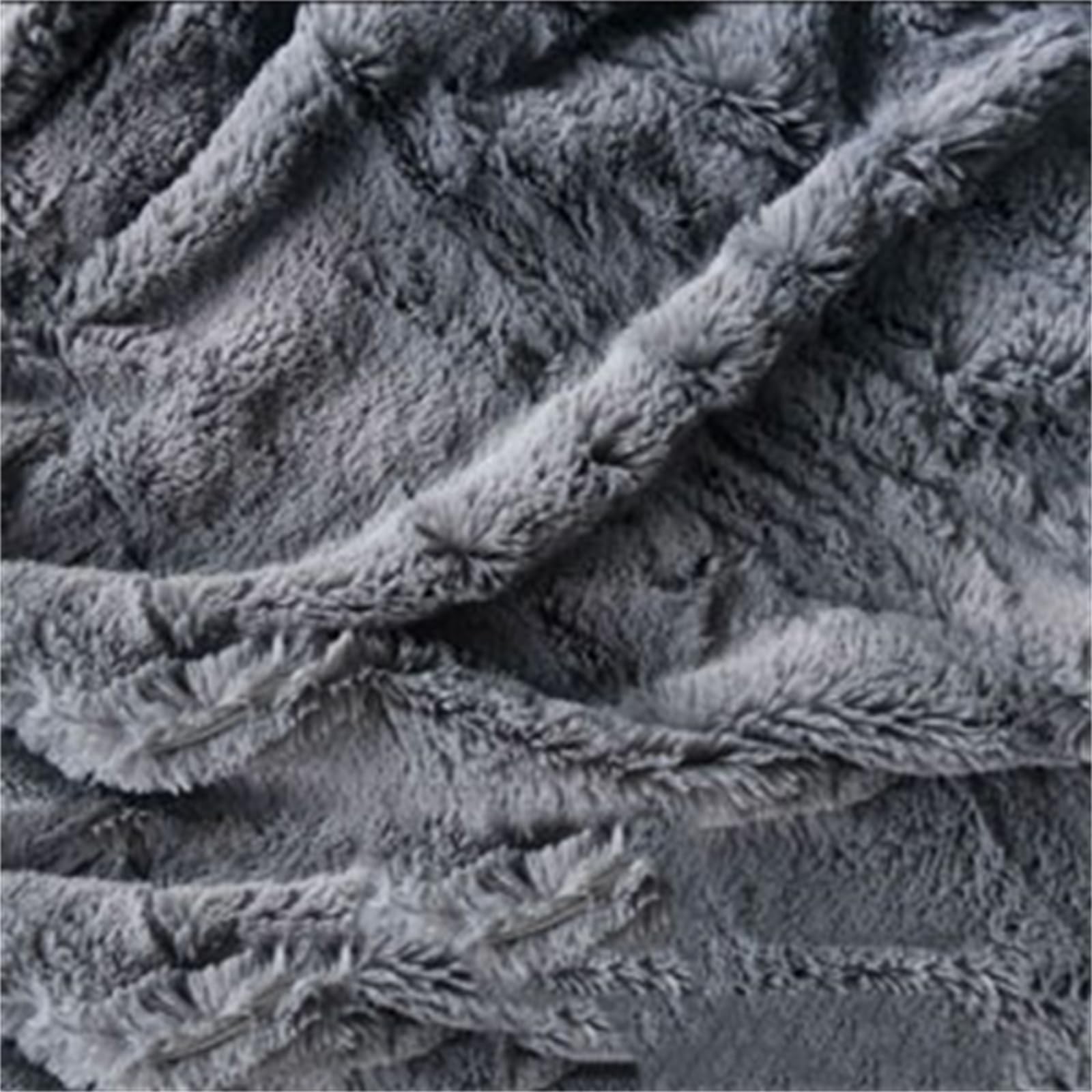 jecrizy Giant Bean Bag Chair Cover Soft PV Velvet Sofa White 6ft Size 6ft