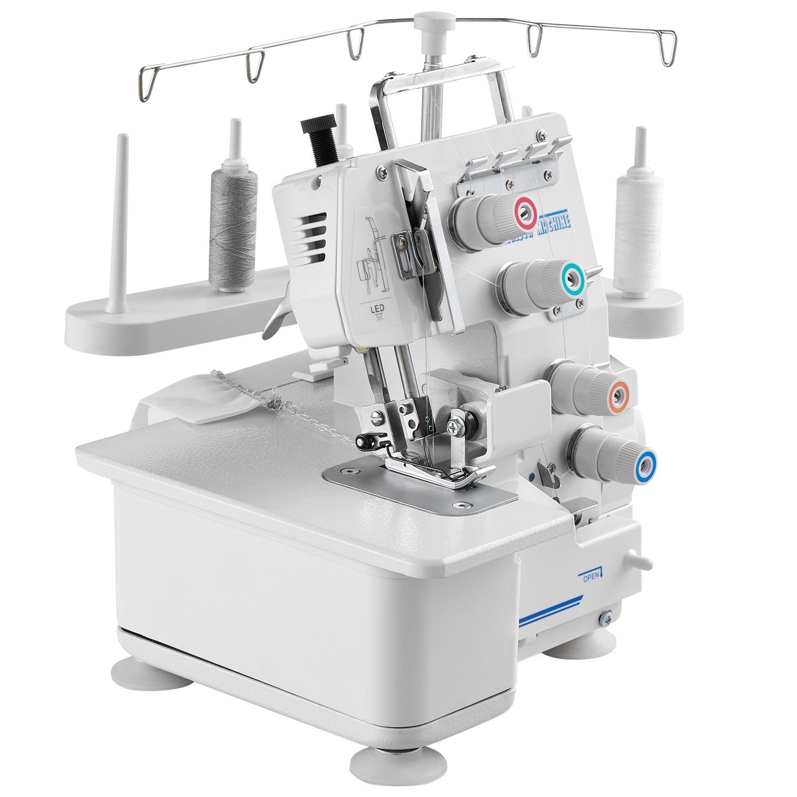 Uimoso Serger Overlock Sewing Machine with 3-4 Thread Options, 1250 SPM