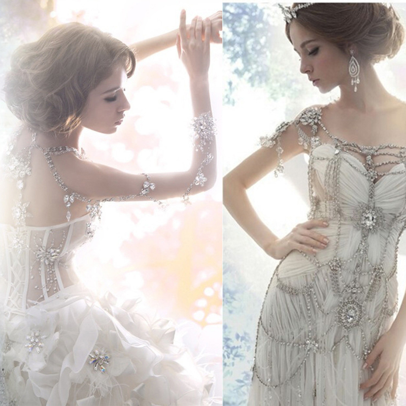 10 Yards Crystal Glitter Rhinestones Chain Silver & Gold DIY Sewing Accessories