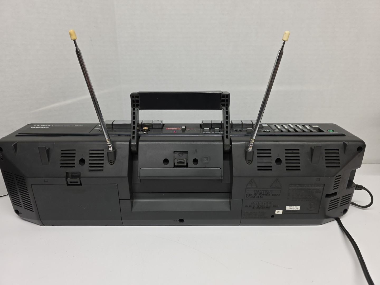 Sony CFS-W501 Soundrider AM FM Dual Cassette Player Only Side B/ Radio Working