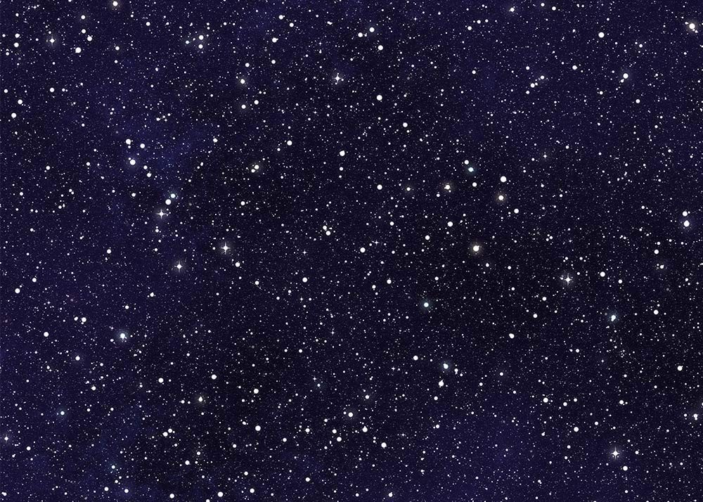 Night Sky Star Backdrops Universe Space Theme Starry Photography 5x3ft, Clear