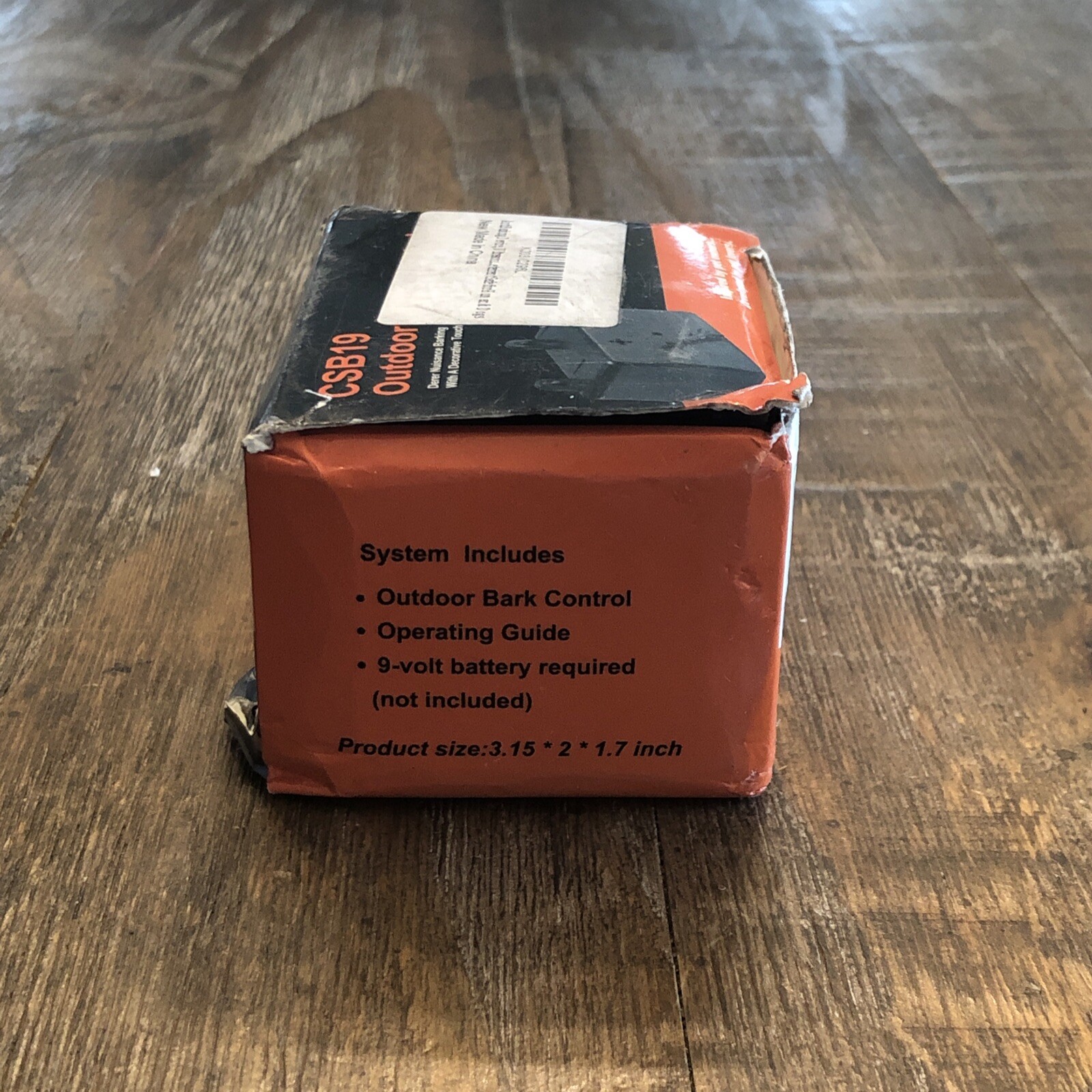 CSB19 Outdoor Bark Control Ultrasonic Antibark Safe For Pets Black