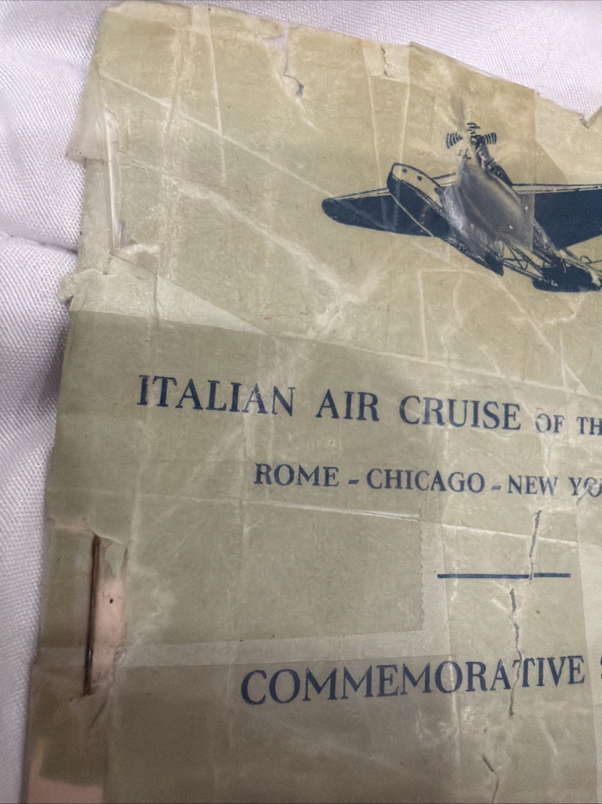 BALBO FLIGHT 1933 THE RARE ORIGINAL COMPLETE BOOKLET