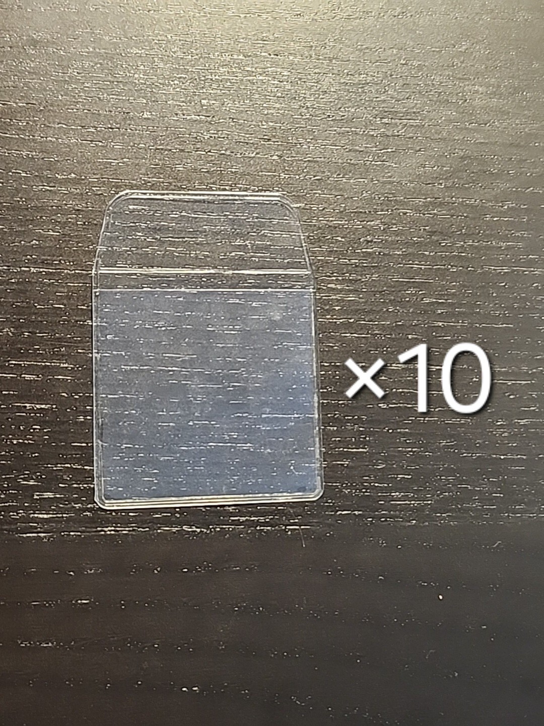(×10 Pcs) Coin Holder Sleeve - PVC Plastic with Square Flap (USA Based 🇺🇲)