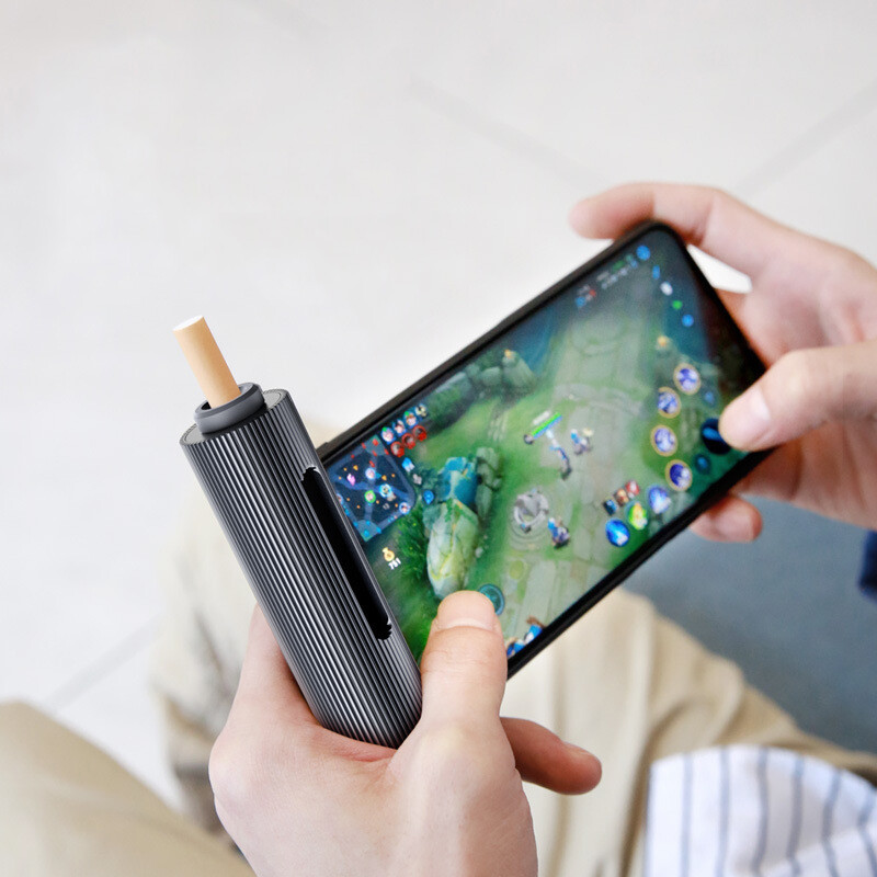 Car Portable Handheld Cigarette Ashtray Smokeless Ash Cigarette Cylinde Alloy