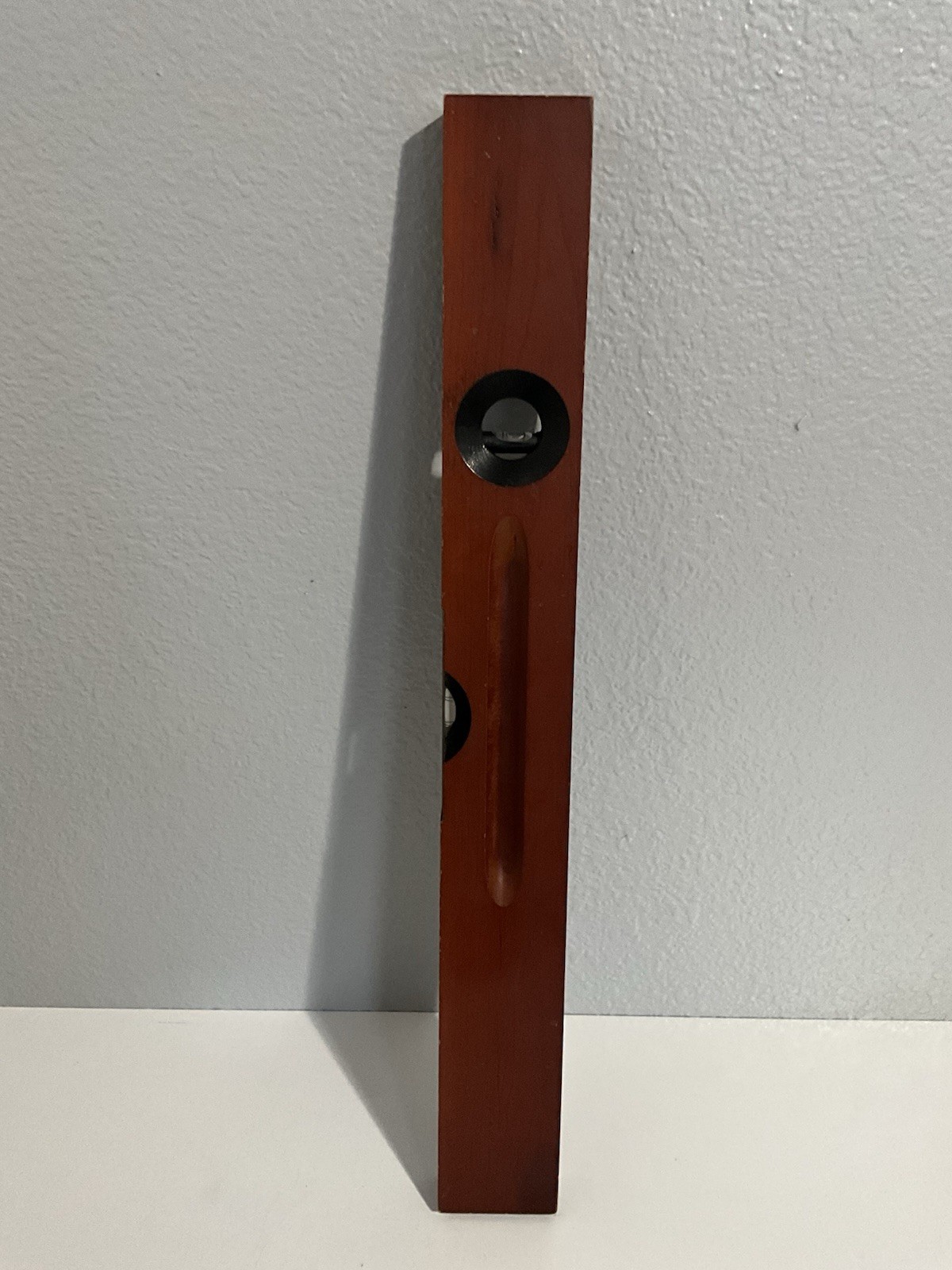 Vintage Stanley No.0 Wooden Level Cherry Wood USA