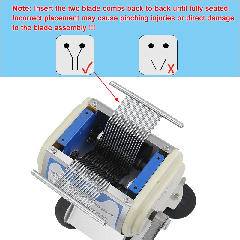 Fresh Meat Cutting Machine Stainless Steel Manual Meat Cutter Slicer 3.5mm Blade