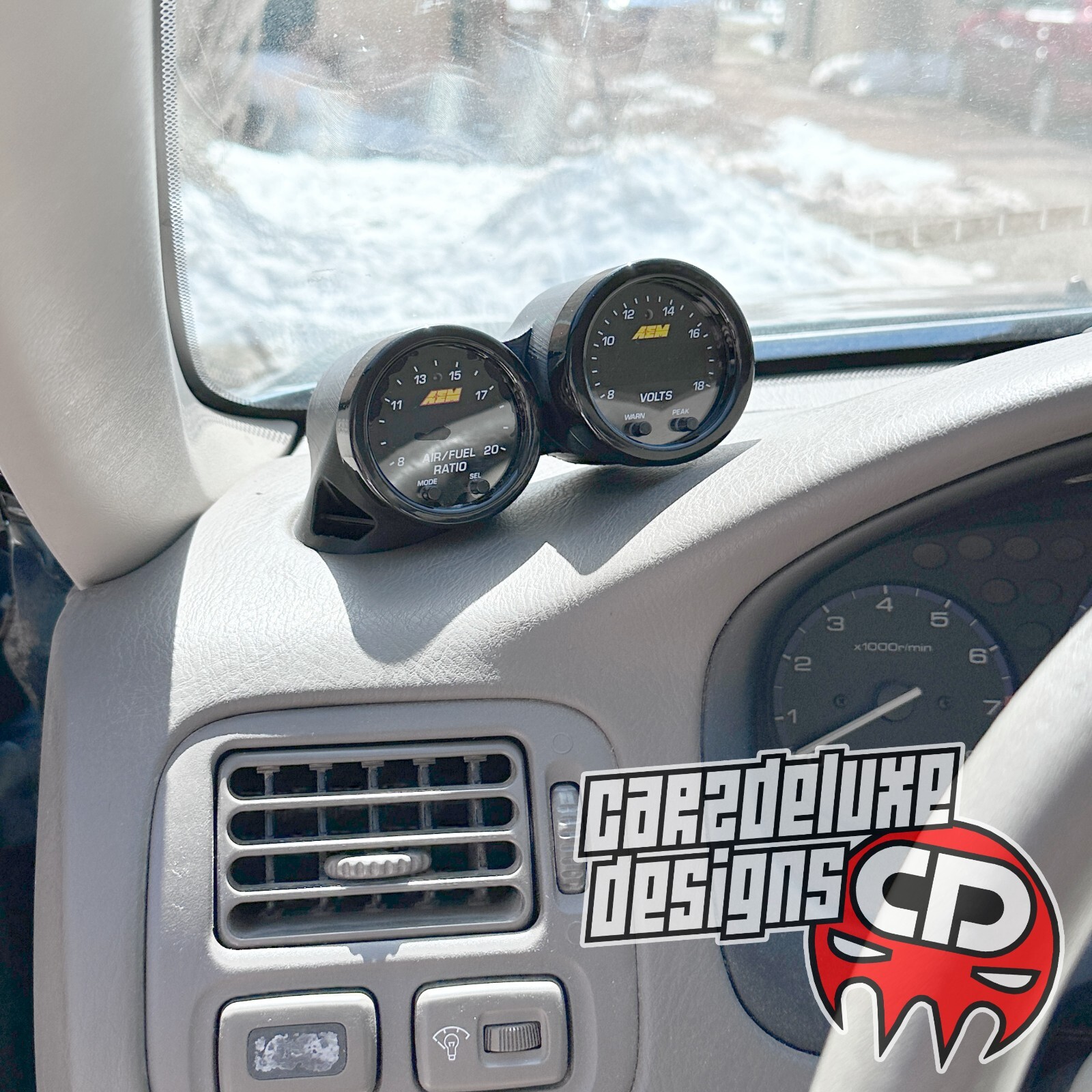 FITS 1996-2000 CIVIC EK SINGLE GAUGE POD FUNCTIONAL VENT GENUINE ORIGINAL