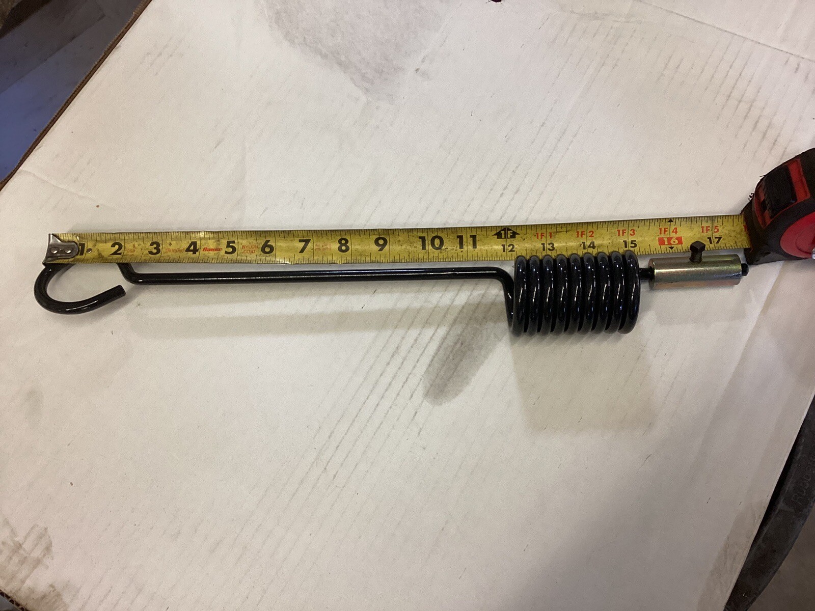 Hose Saver Spring 17” With 5/16 “ Rod And Weld On Bushing For Hydraulic Hose