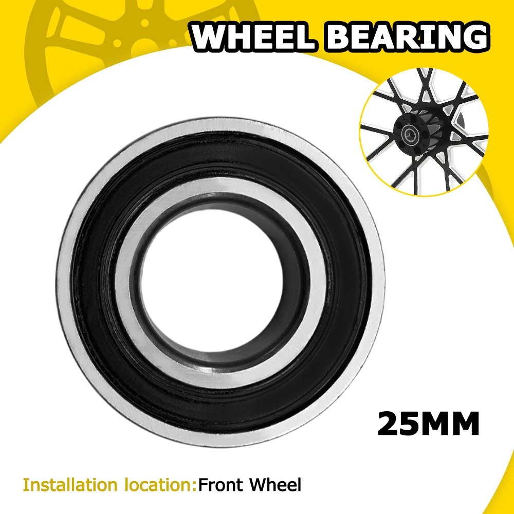25mm ID Front Wheel Bearing Replace 1Kit For Harley 21" Wheels ABS Compatible US