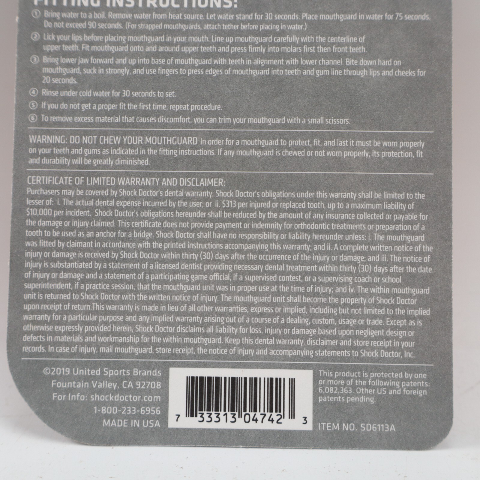 🔥NEW Shock Doctor Sport Gel Max Mouthguard, Adult Age 11+, Black SHIPS FAST🔥