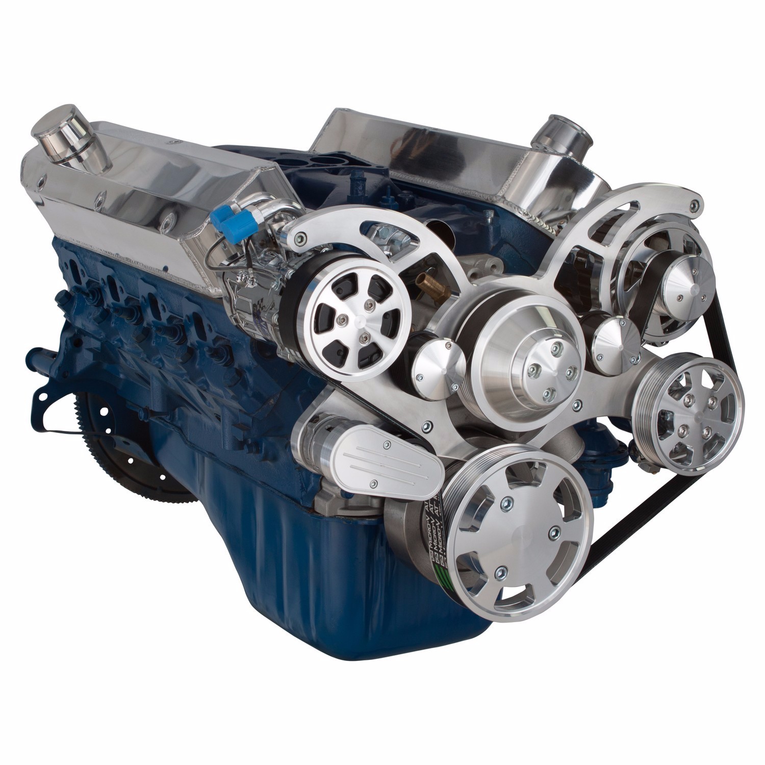 Small Block Ford 289 302 351W Serpentine Pulley A/C PS System SBF All Inclusive!