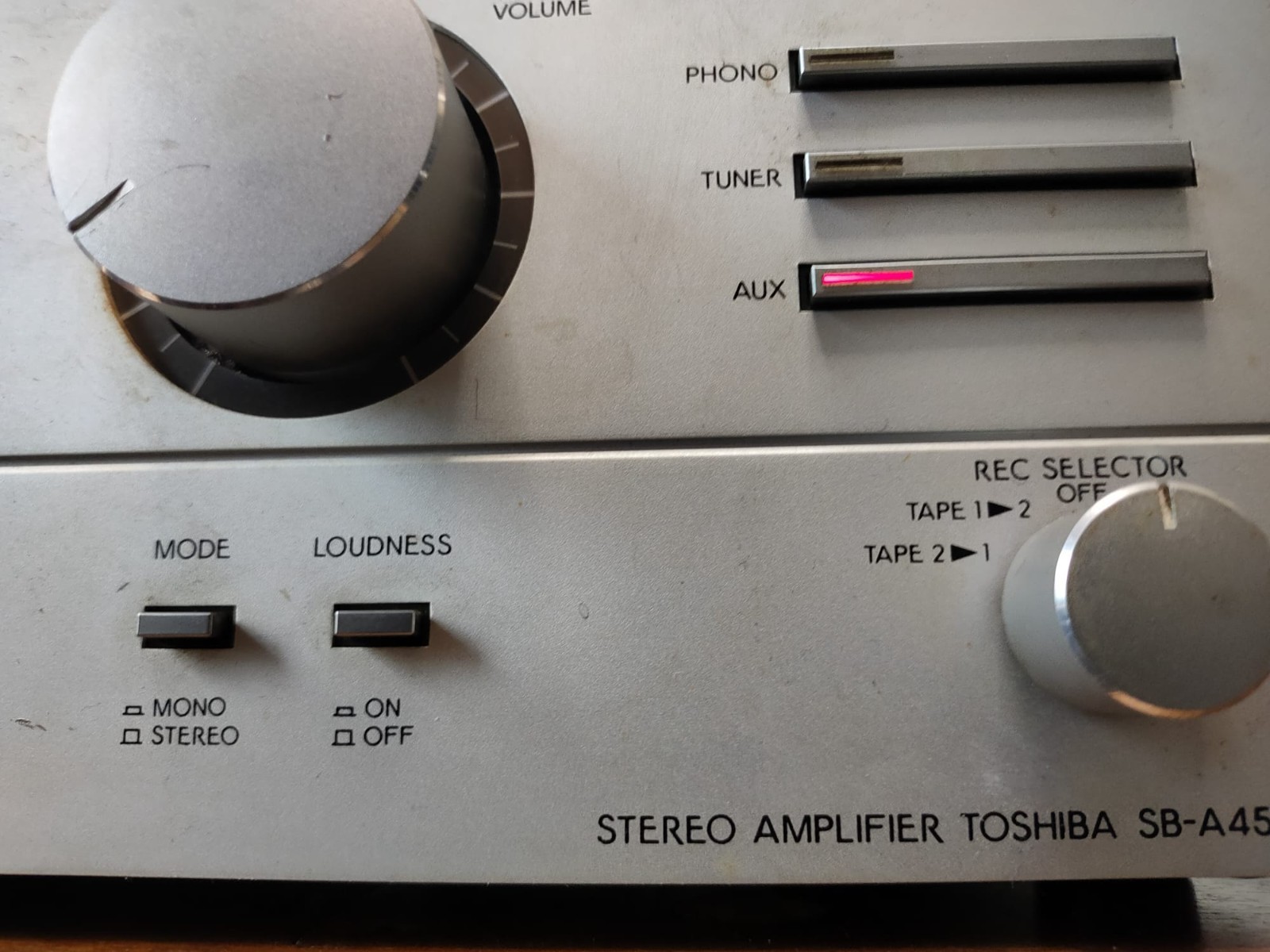 Aurex (Toshiba High End) SB-A45 Integrated HiFi Amplifier 40w + 40w