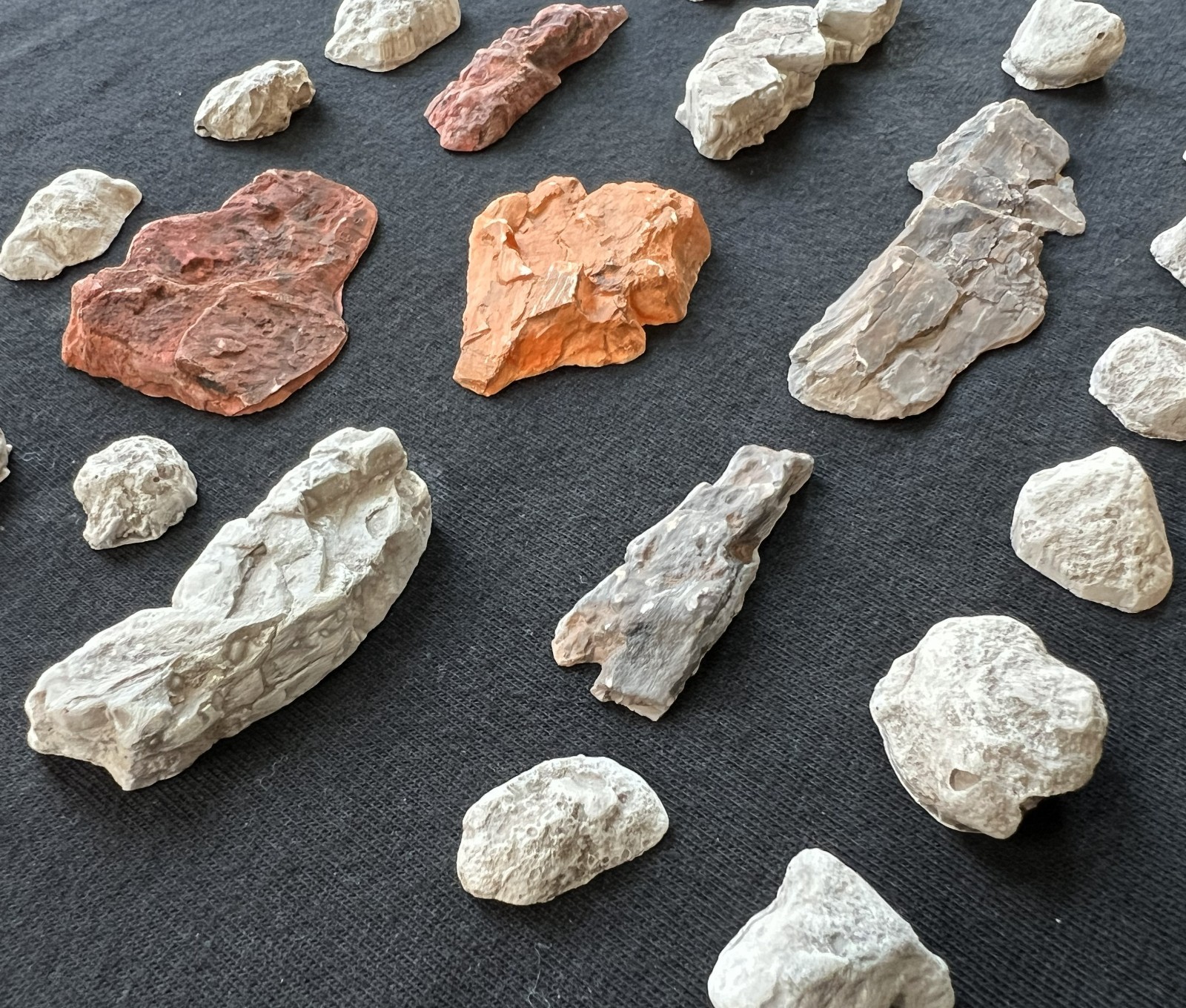 Set of 30 Ready-to-Paint Model Railroad Scenery Boulder/Rock Plaster Castings