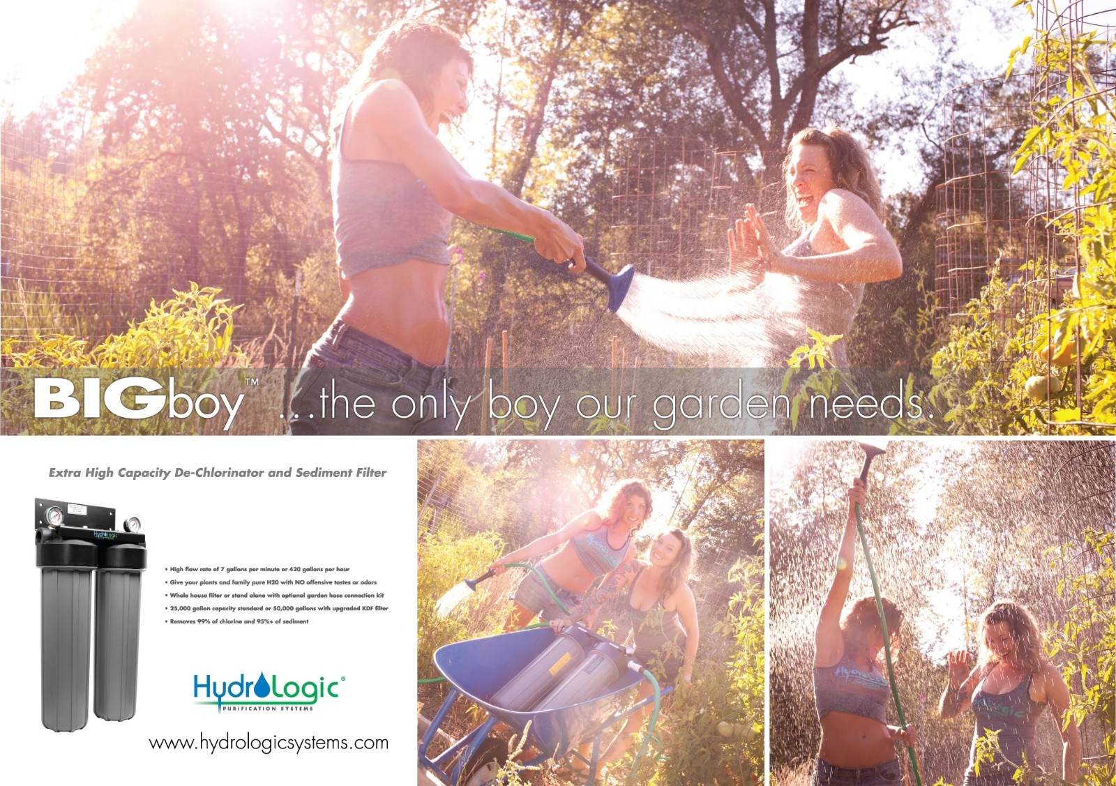 Hydro Logic Big Boy Dechlorinator Water Filter System w/ Upgraded KDF 85 - 7 GPM