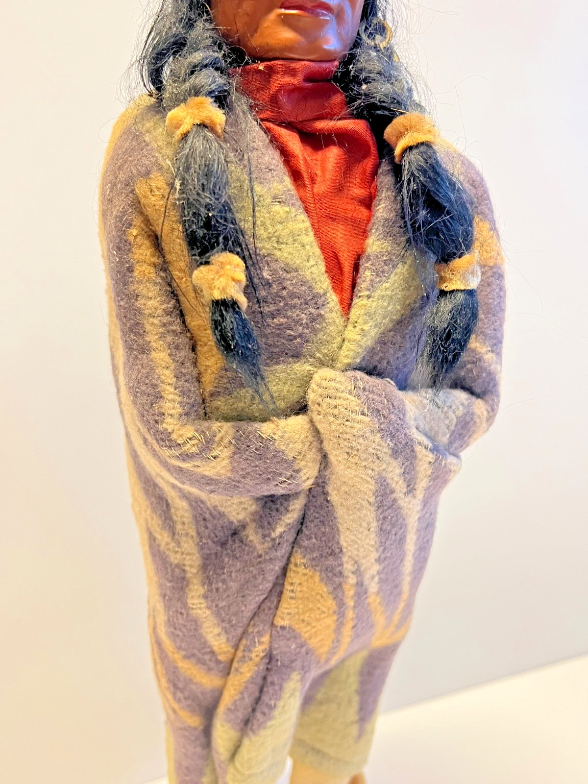 Antique Original Native American Skookum Doll ("Bully Good" Doll) Early 1900's