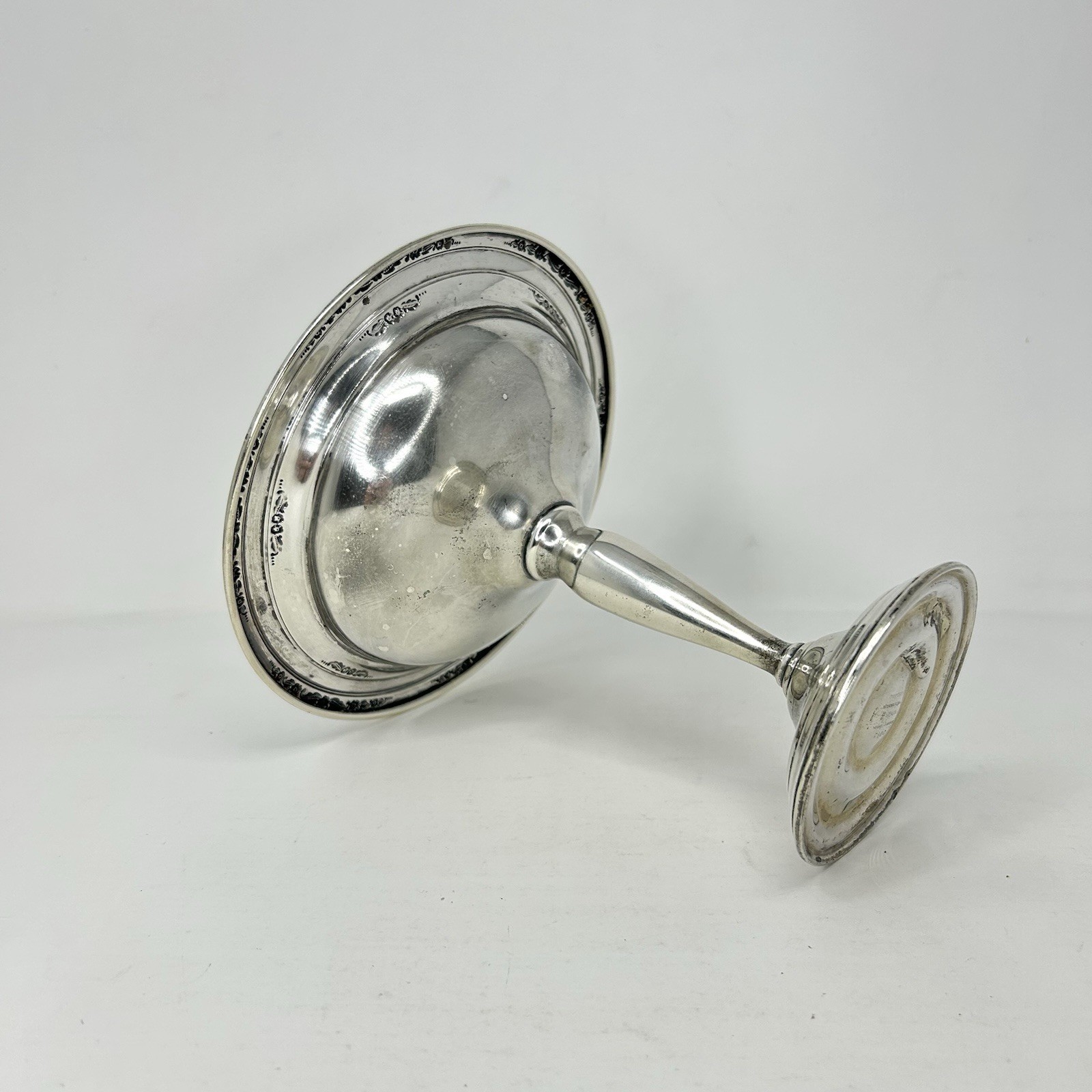 International Silver Courtship T200 Sterling Silver 6 Inch Compote Candy Dish