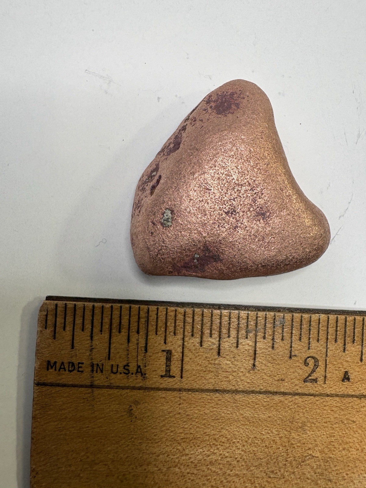 Pure Native Michigan Float Copper Mineral Specimen Lake Superior Keweenaw