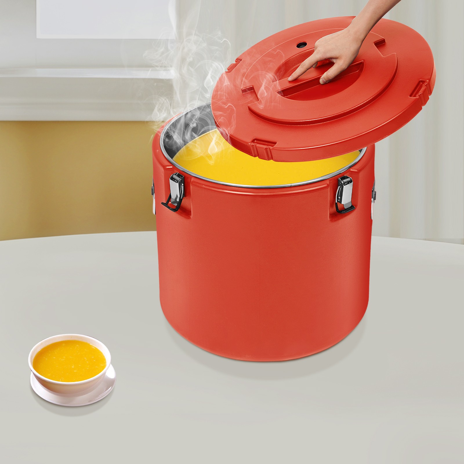 Commercial Soup Container for Hot or Cold Food Insulated Food Carrier 50L