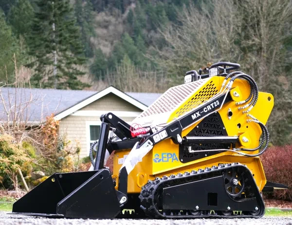 AGT Mini Skid Steer Loader Crawler Track with 24HP RATO Engine