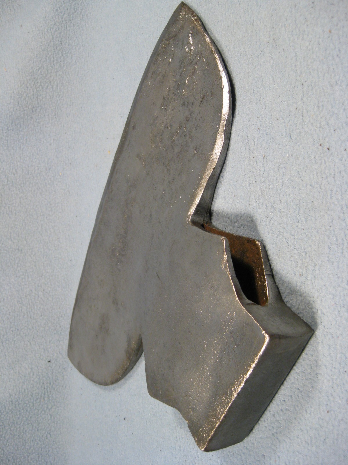 RARE Antique D. SIMMONS & CO. CAST STEEL COHOES NY BROAD AXE 11 1/2" BLADE